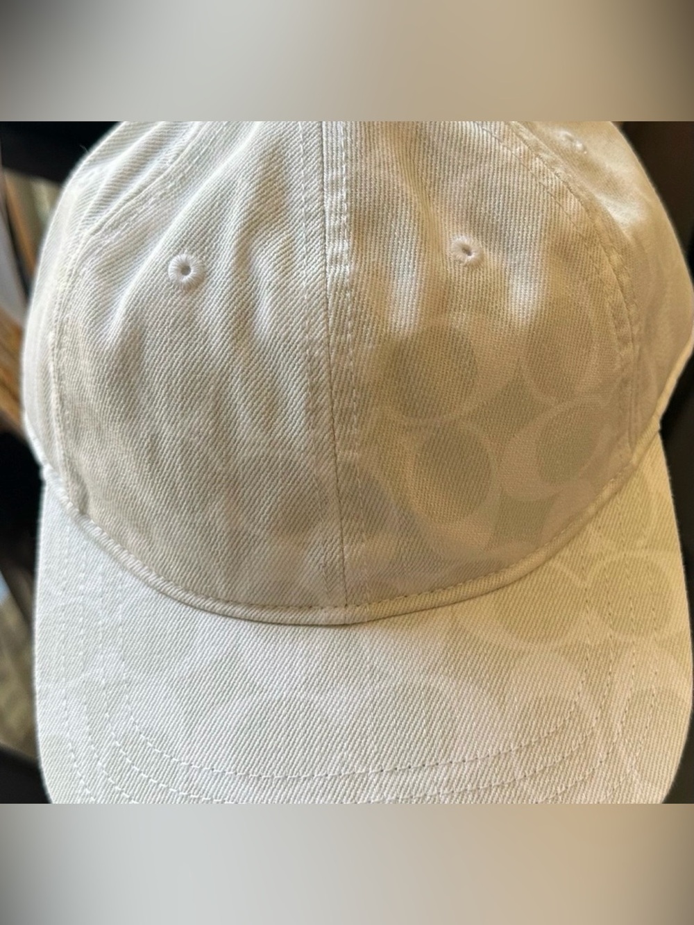 Coach signature, baseball cap